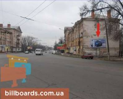 Billboard A in Krivy Rig Rakitina st. (byvs. Nogina st.), 1 / Simbirceva st. Photo 1