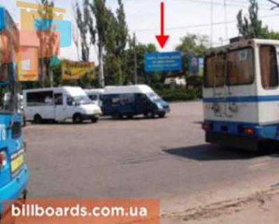 Billboard A in Krivy Rig Vizvolenna pl., 1 - Lermontova st. Photo 1