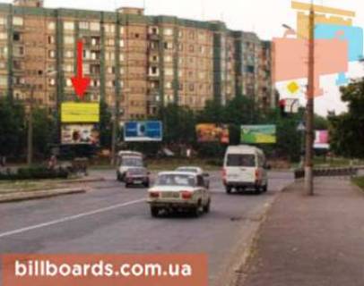 Billboard A in Krivy Rig Ukrains'ka st., 2 - Svato-Mikolaivs'ka st. (kolis. Lenina st.) Photo 1