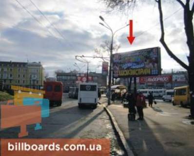 Billboard A in Krivy Rig Vizvolenna pl., 3 - Haritonova st. Photo 1