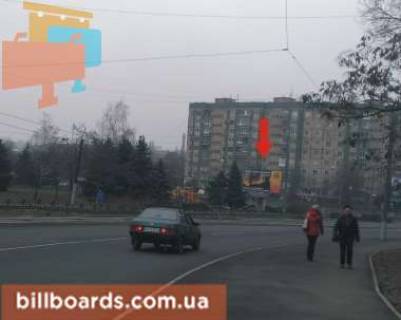 Billboard B in Krivy Rig Ukrains'ka st., 1 - Prorizna st. Photo 1