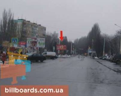 Billboard B in Krivy Rig Golovka st., 1a - Marsaka st. Photo 1