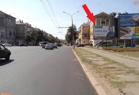 Billboard A in Krivy Rig Elektricna st., 1, bila uav. KRES Photo 1