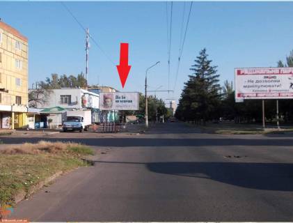 Billboard B in Krivy Rig Vatutina st., 52 - Griboedova st. Photo 1