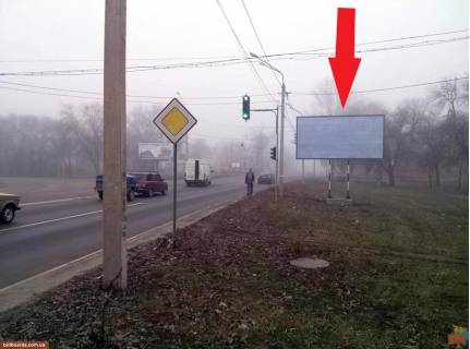 Billboard A in Krivy Rig Kirovograds'ke sose st. - Okruzna st. Photo 1