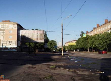 Billboard B in Krivy Rig Velikogo st. (kolis. Meleskina st.) - Katerinivs'ka st. Photo 1