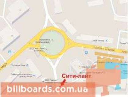 Citylight A in Krivy Rig, 1.8x1.2  Metalurgiv av., 33 scheme