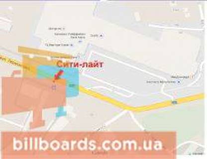 Citylight A in Krivy Rig, 1.8x1.2  Lermontova st., Central'no-Mis'kij rinok scheme