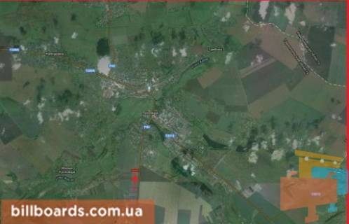 Billboard B in Lanivtsi g. Lanivci scheme