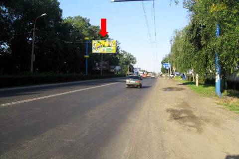 Billboard B in Lutsk, 3x6  Rivnens'ka st., bila AZS "BRSM", z centru Photo 1