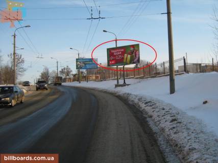 Billboard A in Lutsk Glusec' st. - Metel'nic'kogo st. (kolis. Brins'kogo st.) Photo 1