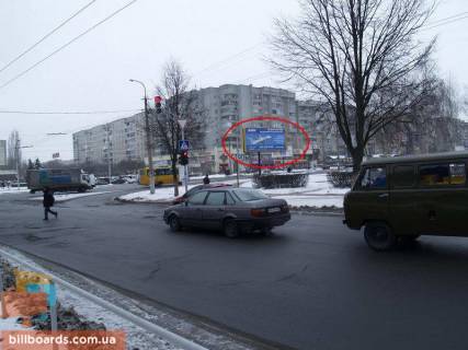 Billboard A in Lutsk Sobornosti av. - Molodi av. Photo 1