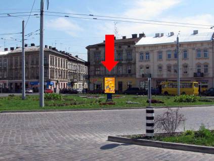 Citylight A in Lviv, 1.8x1.2  Cernivec'ka st. / Gorodoc'ka st., rozdil'nik, v centr Photo 1