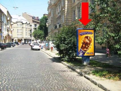 Citylight A in Lviv, 1.8x1.2  Saksagans'kogo st., 22 / Franka st. Photo 1