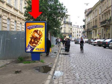 Citylight B in Lviv, 1.8x1.2  Saksagans'kogo st., 14 / Stec'ko st. Photo 1