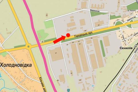 Billboard B in Lviv, 3x6  Gorodoc'ka st., 288, AZS "WOG", v centr scheme