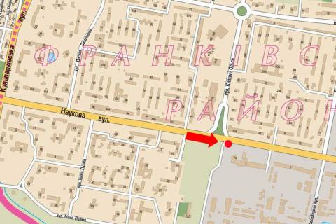 Prismatron, Prism A in Lviv, 3x6  Naukova st., 11, bila supermarketu "VAM", prava - 19139 scheme