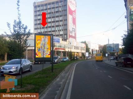 Cityscroll A in Lviv, 1.8x1.2  Cornovola av. / Det'ko st., Rozdil'nik, v centr Photo 1