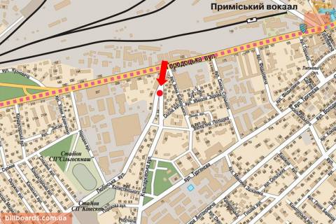 Prismatron, Prism A in Lviv, 3x6  Kul'parkivs'ka st., 15 / st. Lubins'ka - 154600 scheme