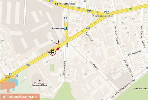 Scrolller, Scroll B in Lviv Gorodoc'ka st., 42, v centr - 135517 scheme