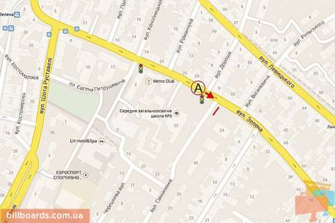 Scrolller, Scroll A in Lviv Zelena st. - Samojlenka st. - 135534 scheme