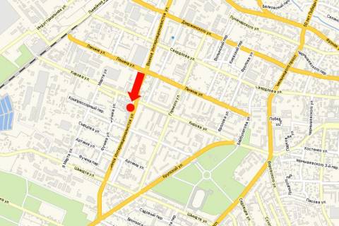 Billboard A in Melitopol, 3x6  Kirova st. / Internacionalistiv st. scheme