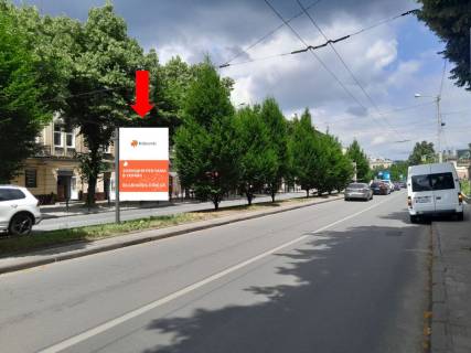 Citylight A in Lviv, 1.8x1.2  Cornovola av., 19, rozdil'nik, bila klubu "Malevych", z centru Photo 1