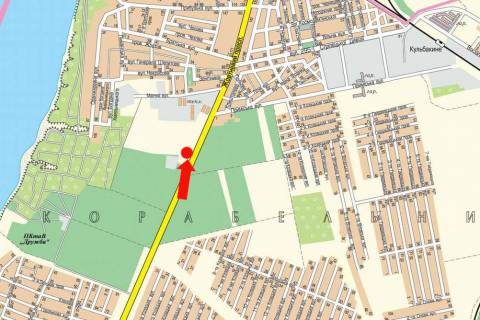 Billboard B in Mykolaiv Bogoavlens'kij av. (kol. Zovtnevij av.), navproti supermarketiv "Tavria V", "Epicentr", v centr scheme