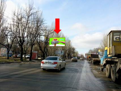 Billboard B in Mykolaiv, 3x6  Hersons'ke sose / Cornovola st. (kol. Gmir'ova st.), bila Mikolaivs'kogo hlibzavodu No1, v centr (flazok) Photo 1
