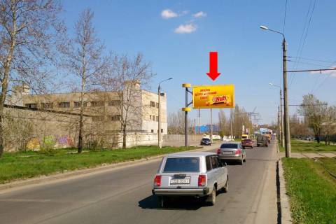 Billboard B in Mykolaiv, 3x6  Kuznec'ka st. (kol. Skorohodova st.), 213, z centru (flazok) Photo 1