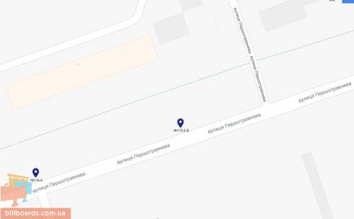 Billboard B in Nikopol, 6х3  st.Persotravneva, navproti bud.No5, napramok ruhu do  rajonnoi likarni,  navproti TC 33 kvadratnih metri scheme