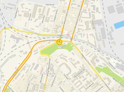 Billboard + in Odessa, 3x6  Пастера вул., Херсонський сквер, правий scheme