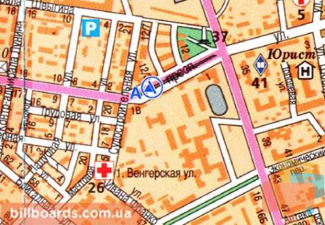 Citylight  in Odessa Admiral'skij av., 1B, razdelitel' scheme