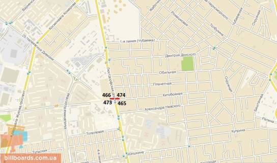 Prismatron, Prism B in Odessa Lustdorfs'ka doroga st. - Kitobojnaa st., 110, v misto, liva - 143732 scheme