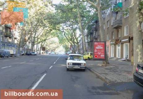 Citylight  in Odessa Risel'evskaa st., 37, v storonu Uspenskoj st. Photo 1