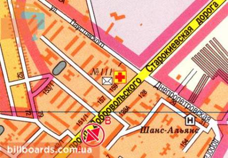 Prismatron, Prism A in Odessa, 3x6  Dobrovol's'kogo prosp., 126 - 479327 scheme