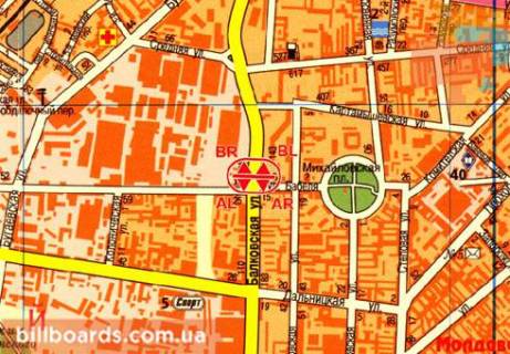 Prismatron, Prism  in Odessa Balkovskaa st., 100 / Babela st., razdelitel', v centr - 80657 scheme