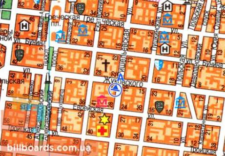 Scrolller, Scroll  in Odessa Risel'evskaa st., 26, v storonu Evrejskoj st. - 80189 scheme