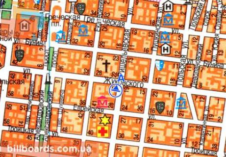 Scrolller, Scroll  in Odessa Risel'evskaa st., 26, v storonu Evrejskoj st. - 80193 scheme