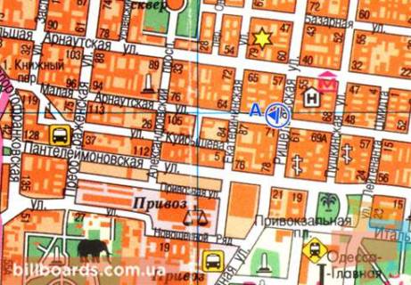 Scrolller, Scroll  in Odessa M. Arnautskaa st., 56 / Risel'evskaa st., vozle supermarketa "Tavria V" - 80209 scheme