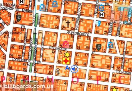Scrolller, Scroll  in Odessa Troickaa st. / Risel'evskaa st., vozle magazina "Cornomorec" - 80222 scheme