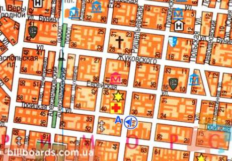 Scrolller, Scroll  in Odessa Troickaa st. / Risel'evskaa st., vozle magazina "Cornomorec" - 80223 scheme