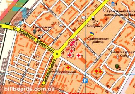 Prismatron, Prism  in Odessa Dobrovol'skogo av., 102, vozle supermarketa "Tavria V", iz centra - 79718 scheme