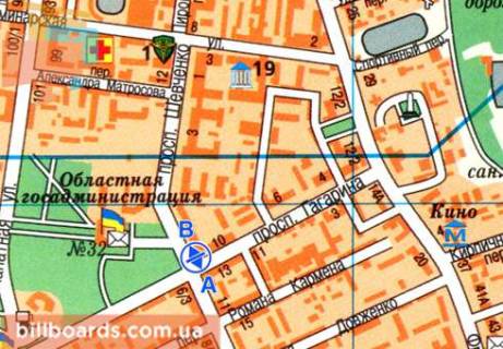 Scrolller, Scroll B in Odessa, 2.3x3.14  Sevcenka prosp., 7 - Gagarina prosp. - 479755 scheme