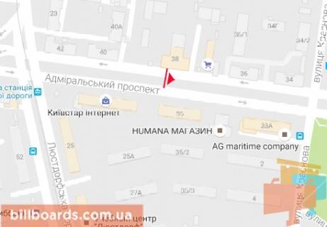 Citylight  in Odessa Admiral'skij av.,38 [31 A] scheme