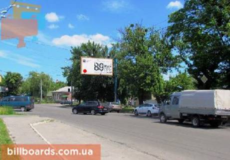 Billboard  in Poltava Sennaa st. / Goncara st. (byvs. Engel'sa st.), vozle AZS "Okko", v storonu Geroev-Cernobyl'cev st. (byvs. Capaeva st.) Photo 1