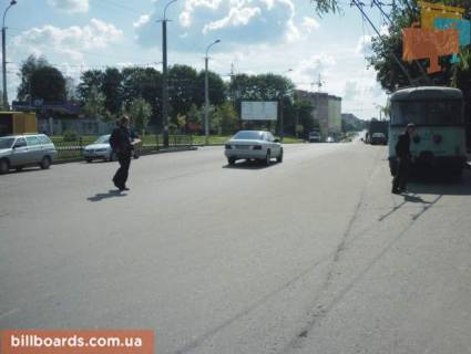 Billboard B in Rivne Bogoavlens'ka st. (kolis. Cernaka st.) - Konoval'ca st. Photo 1
