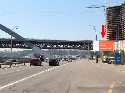 Prismatron, Prism A in Kyiv, 3x6  Naberezno-Ribal's'ka st., pered Podil's'ko-Voskresens'kim mostom, v bik Podolu - 214697 Photo 1