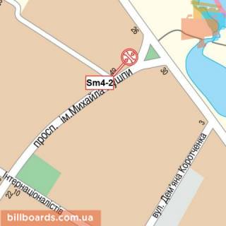 Billboard B in Sumi Luspi av., 49 scheme