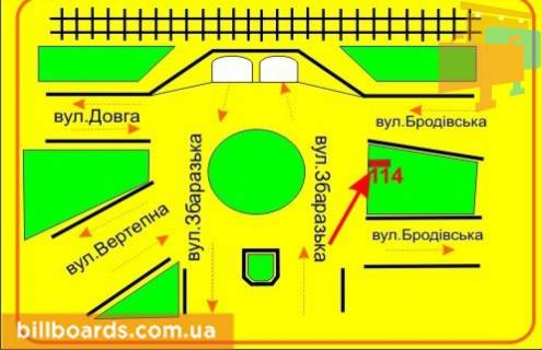 Citylight A in Ternopil Brodovskaa st. / Krusel'nickoj st. scheme